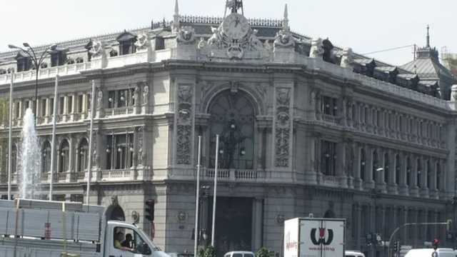 Fachada del edificio de la sede del Banco de España en Madrid. (Foto: Wikimedia)